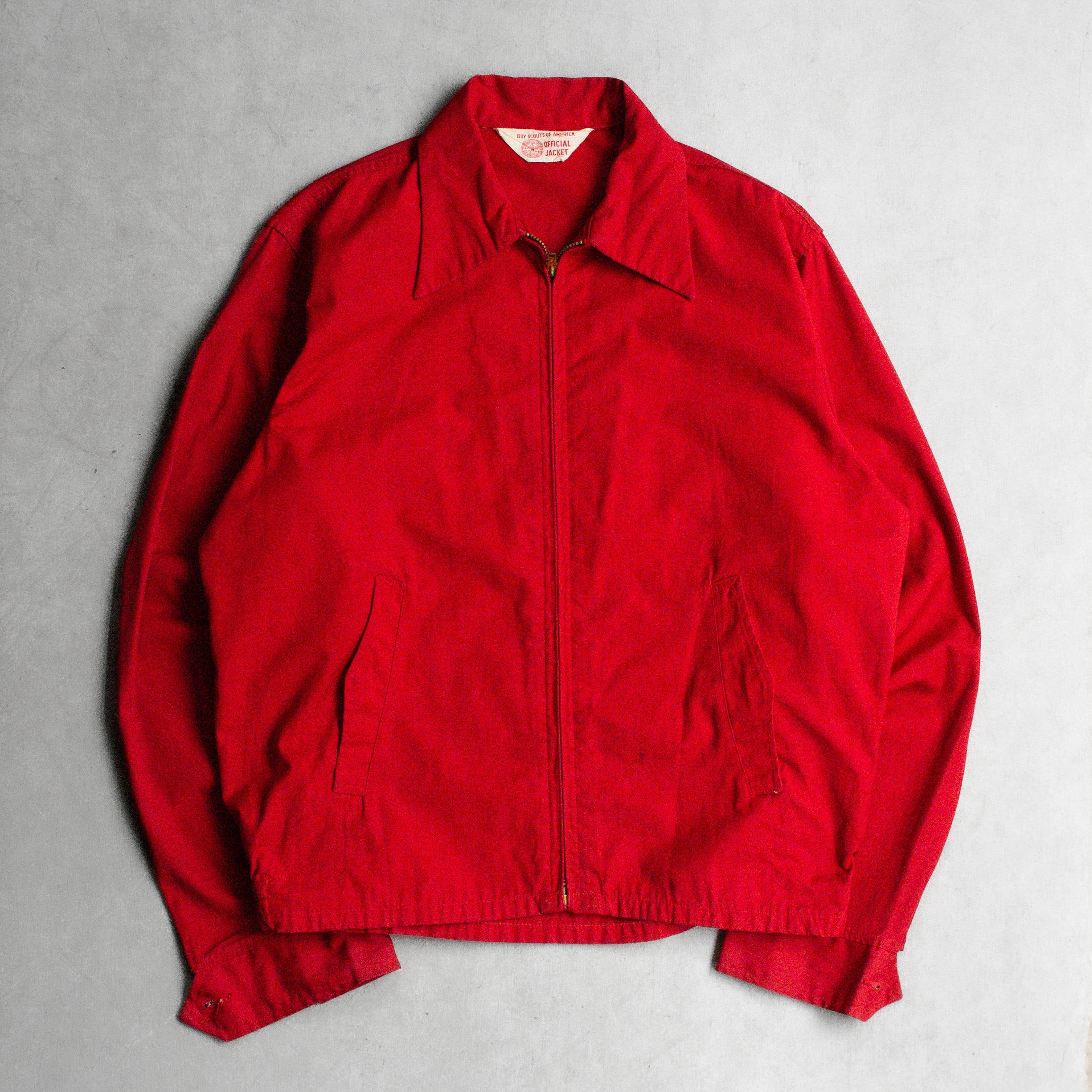 60S BSA BOY SCOUT JACKET 美國製 紅色 童子軍 外套