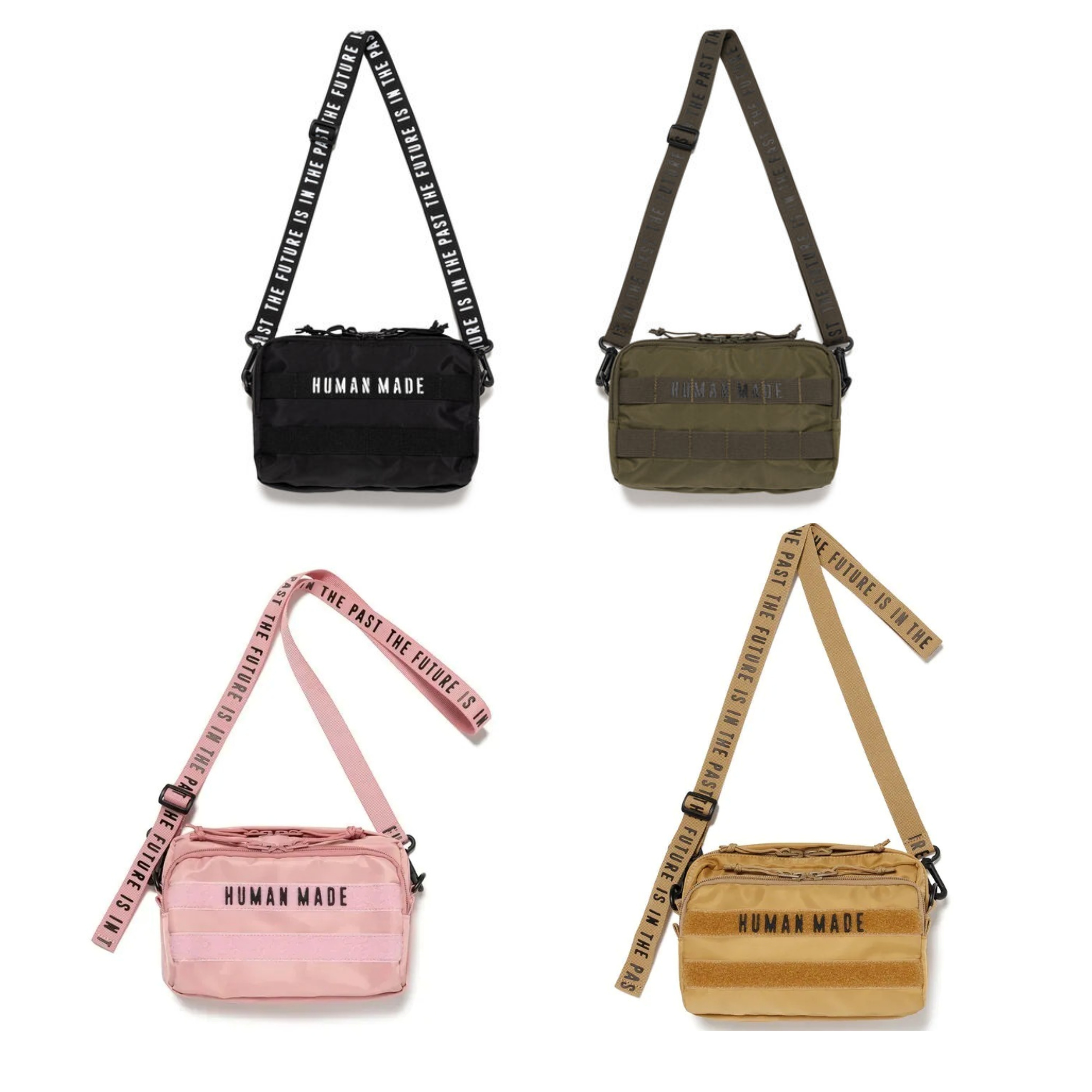 2026AW HUMAN MADE MILITARY POUCH 魔鬼氈 兩種LOGO 側背包 熱門款 5色 現貨 HM29GD009 / HM30GD046 / HM31GD048 / HM32GD070