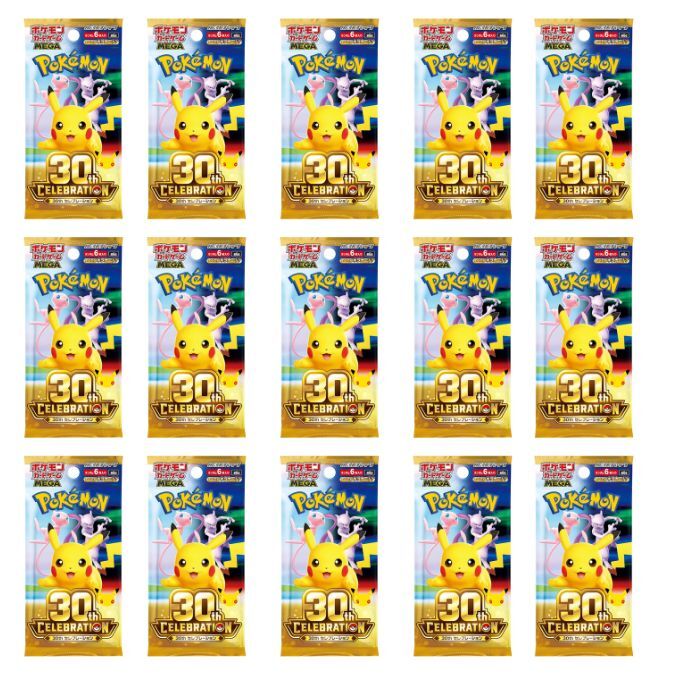 【Luxury】 預購 日本代購 Pokemon 卡牌 全新日版 寶可夢集換式卡牌遊戲 MEGA 擴充包 30週年紀念禮盒 一盒20包 不退換