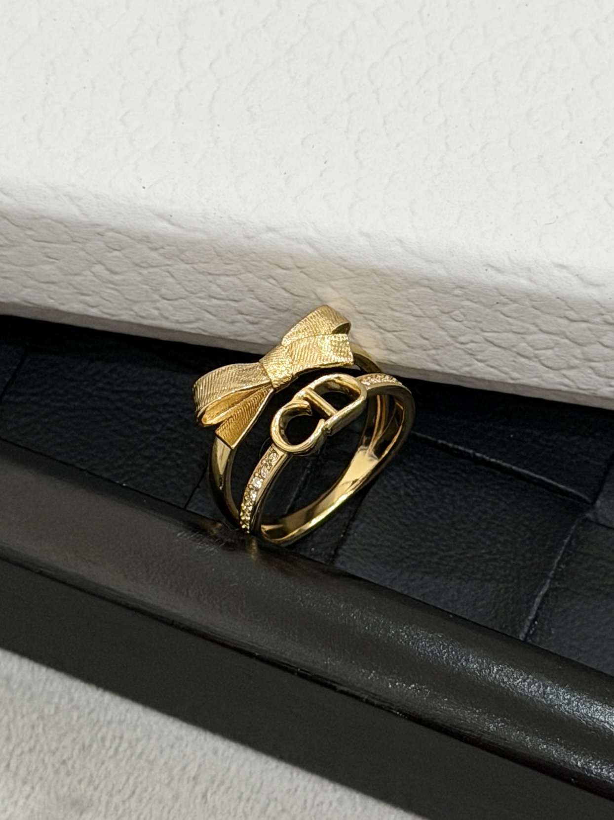 DIOR CD Bow Ring
