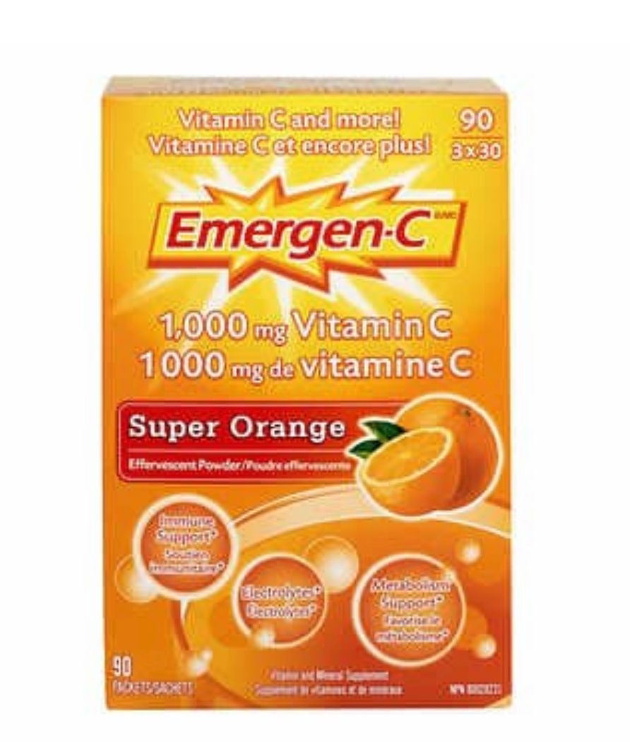 Emergen-C 維他命C香橙味冲劑90包裝 CC55