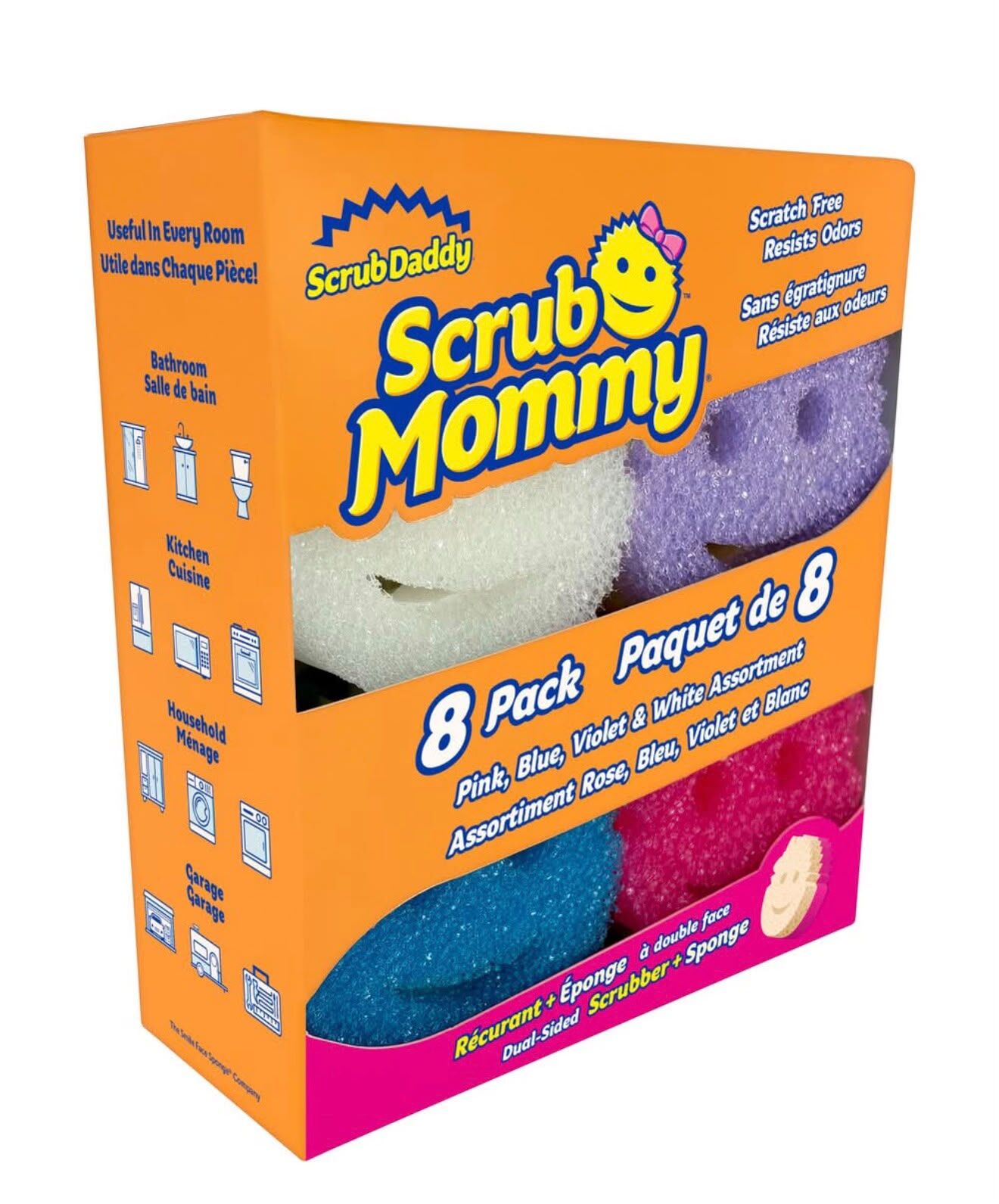 Scrub Mommy 萬用雙面清潔綿8個裝 CC