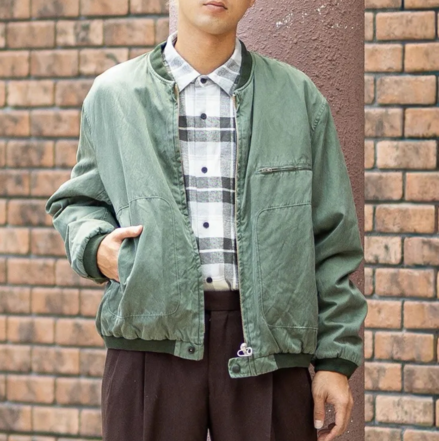 A.PRESSE 2026 A/W VINTAGE VINTAGE SILK AIR FORCE  JACKET (26AAP-01-33) - PRE ORDER ITEM (預訂中)