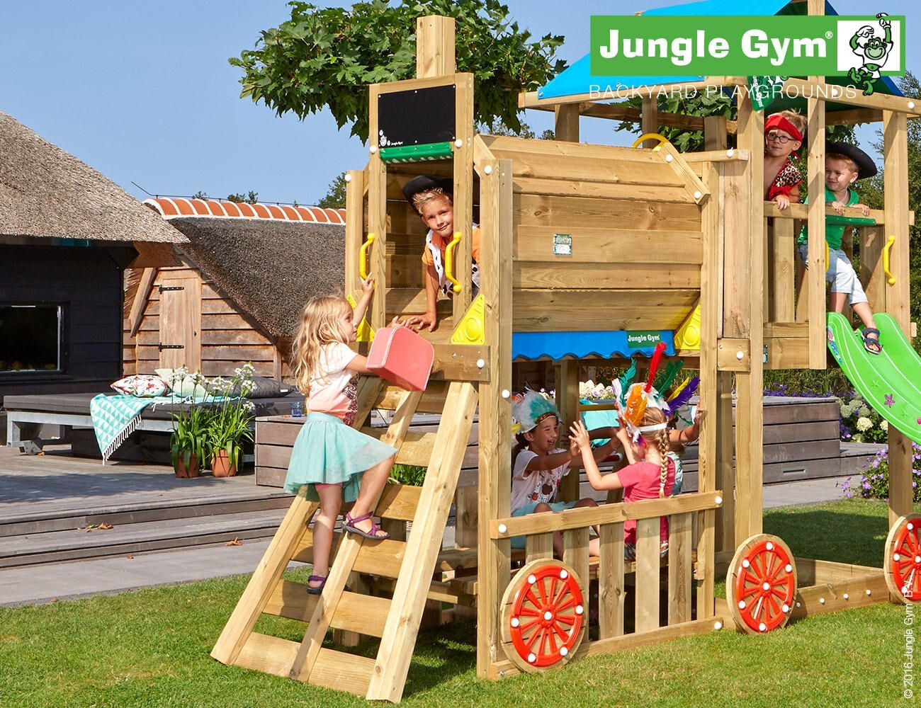 Jungle Gym Train with Cubby