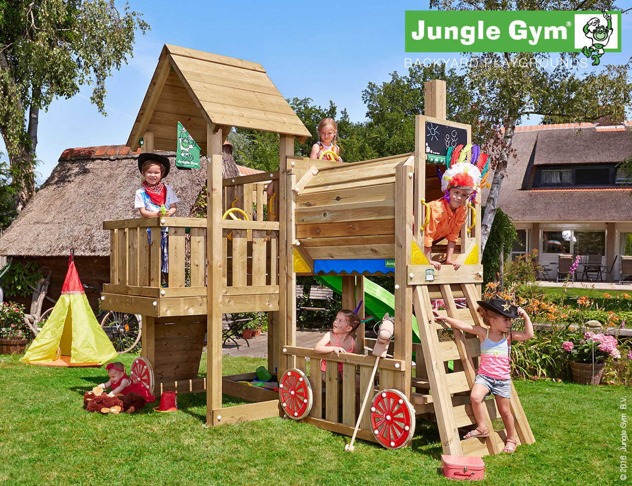 Jungle Gym Train with Cubby