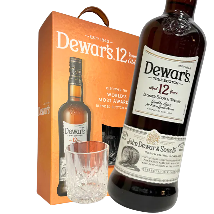 Dewar's 12 Years Old Blended Scotch Whisky 750ml| 帝王12年調和威士忌禮盒