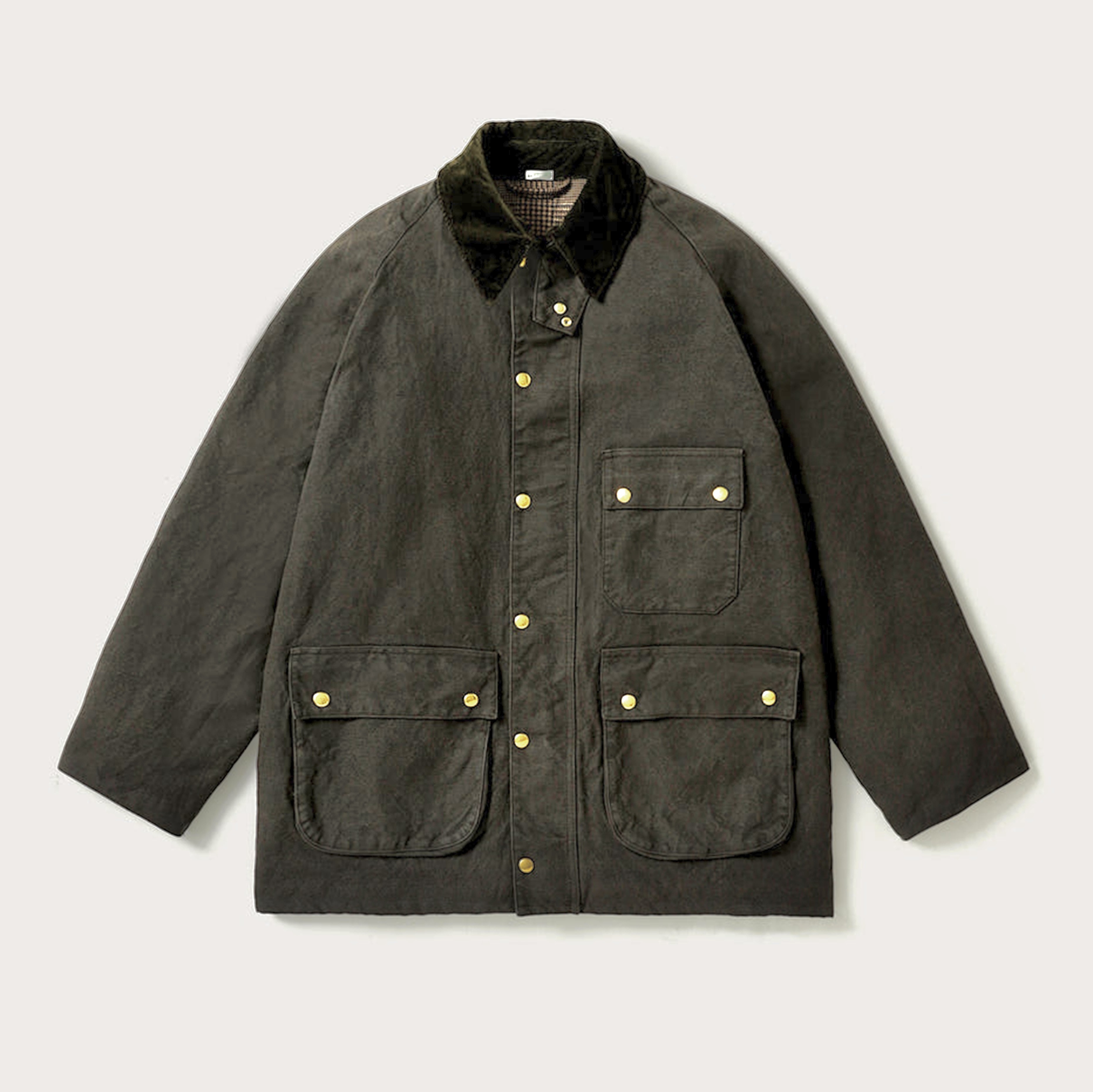 A.PRESSE 2026 A/W VINTAGE SILK HEMP RIDING OILED JACKET (26AAP-01-32) -PRE ORDER ITEM (預訂中)