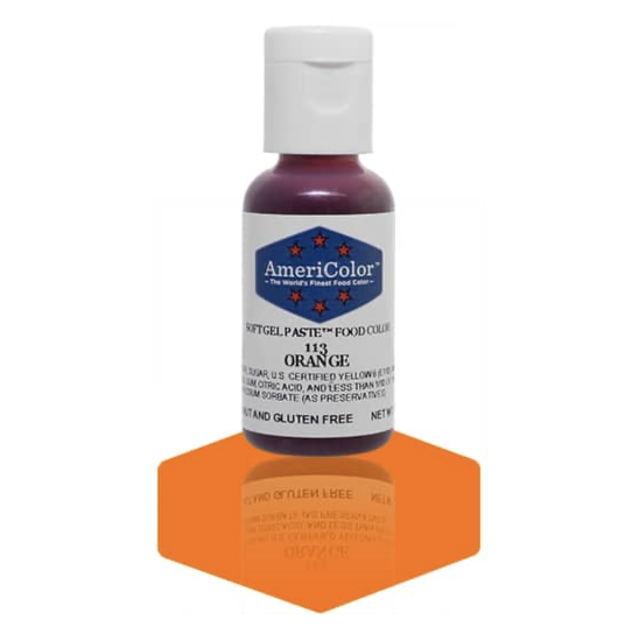 AmeriColor Soft Gel Paste Food Colour Orange 21g