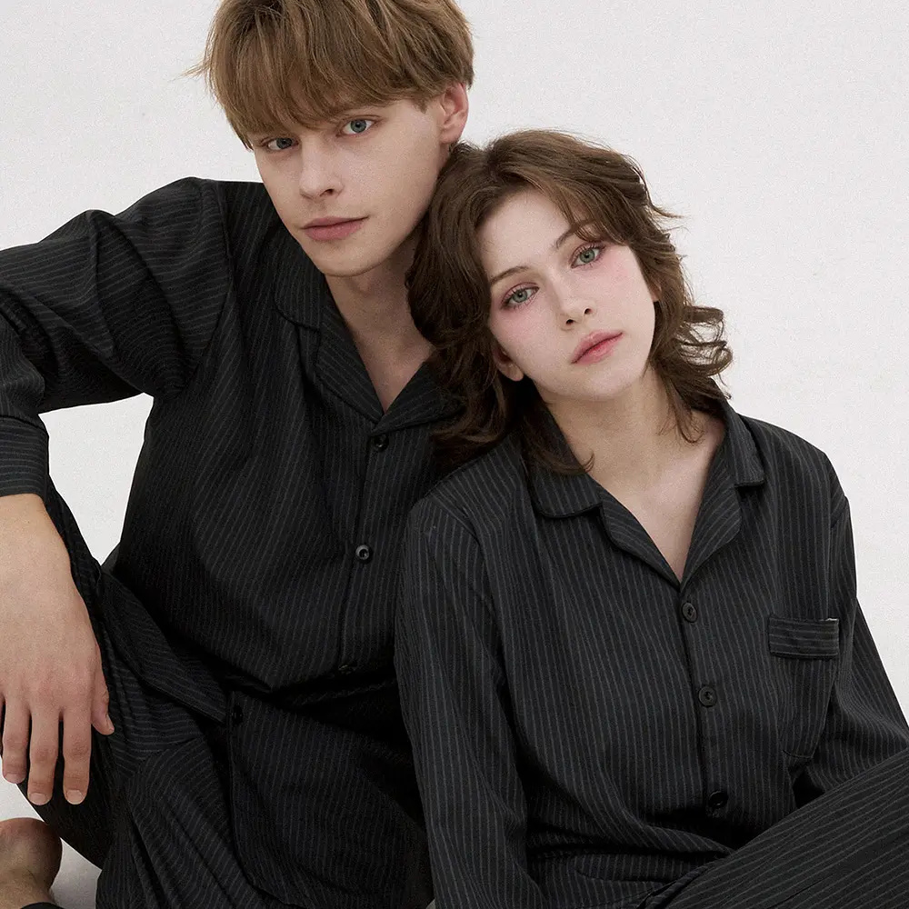 DOSSY 絲滑輕盈 Modern Black 摩登純黑睡衣【3款碼數】