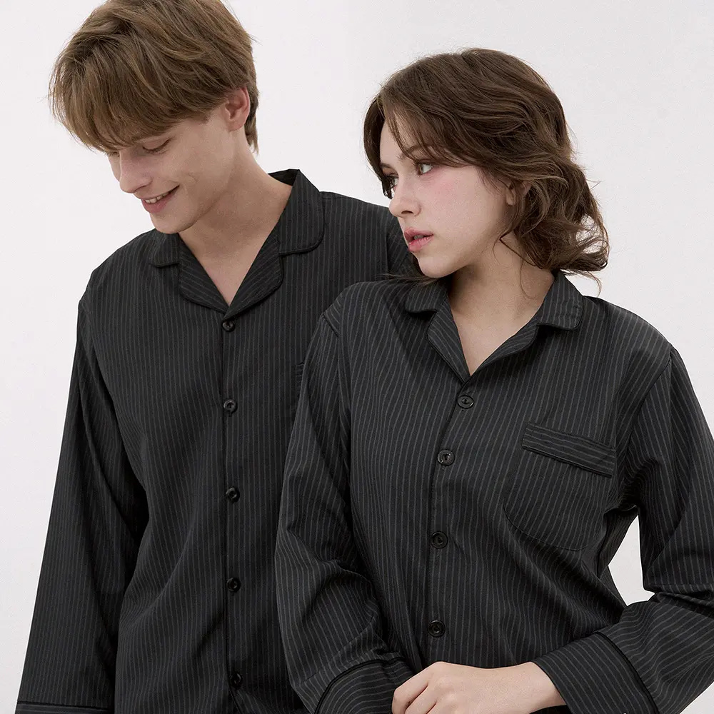 DOSSY 絲滑輕盈 Modern Black 摩登純黑睡衣【3款碼數】