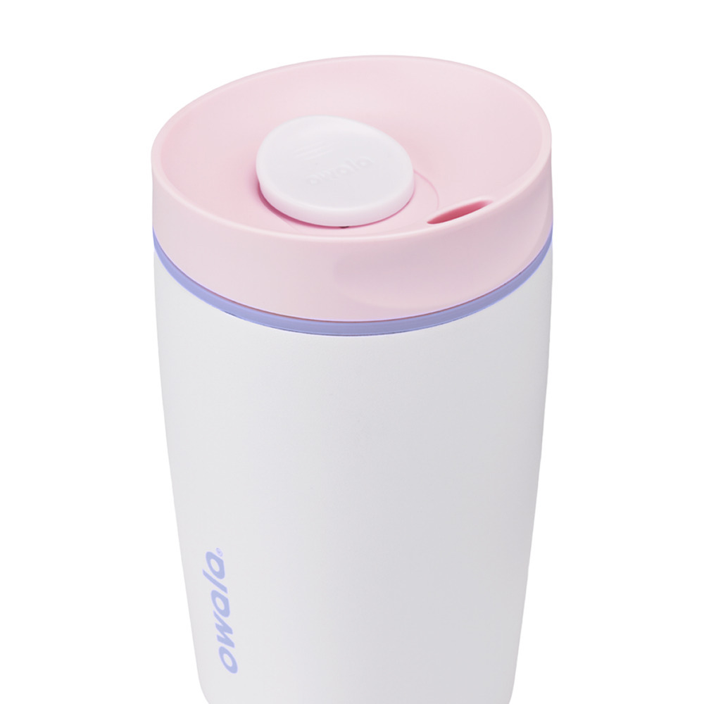 OWALA SmoothSip Slider 不鏽鋼保溫保冷咖啡隨行杯 355ml【7款款式】