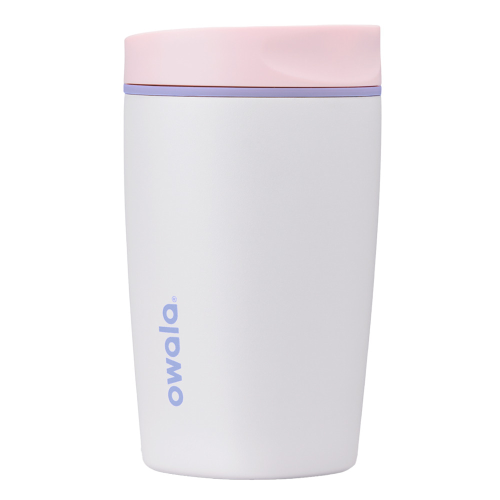 OWALA SmoothSip Slider 不鏽鋼保溫保冷咖啡隨行杯 355ml【7款款式】