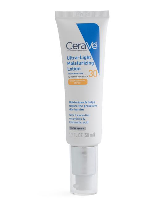 【預購】CeraVe H082251 SPF 30 超輕盈保濕乳液 (50ml)
