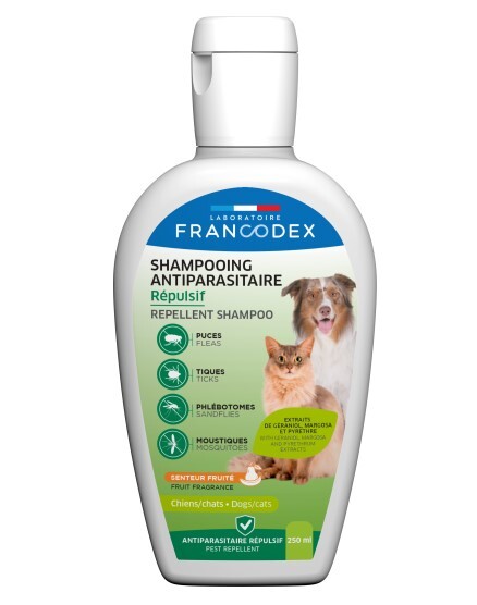 法國Francodex 驅蝨洗毛水250ml-犬貓合用