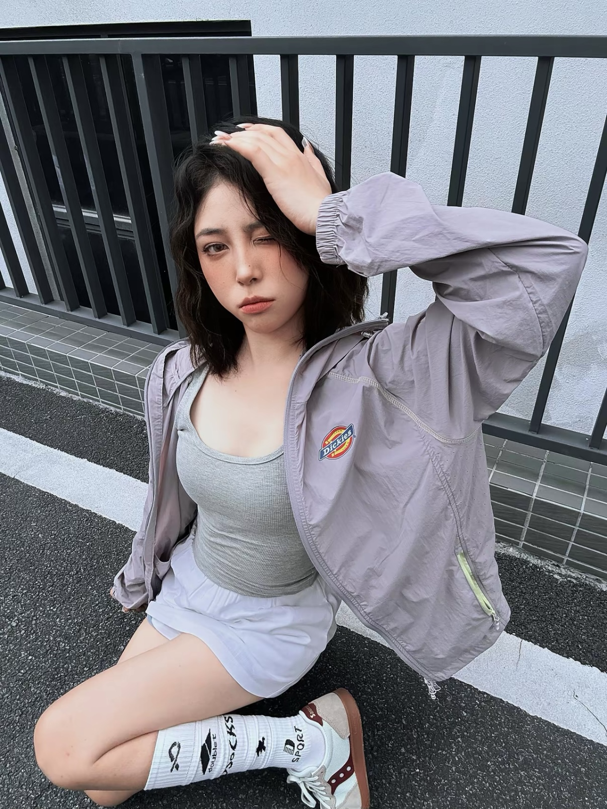 (預購）Dickies 輕量型 薄款 透氣 防曬外套 UPF50 連帽 撞色