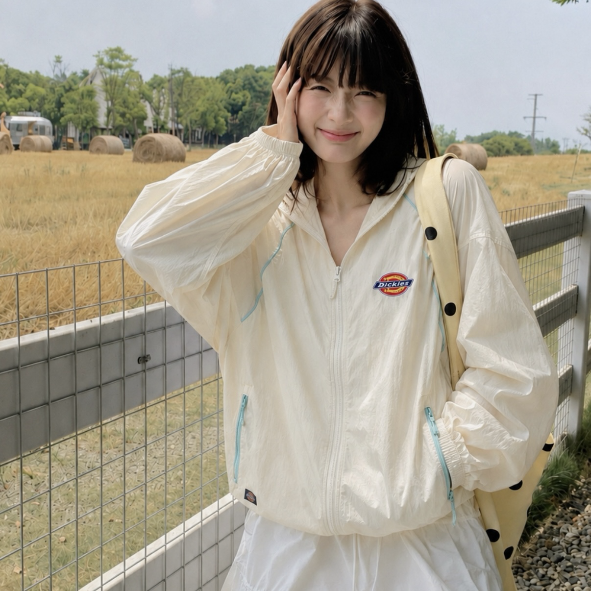 (預購）Dickies 輕量型 薄款 透氣 防曬外套 UPF50 連帽 撞色
