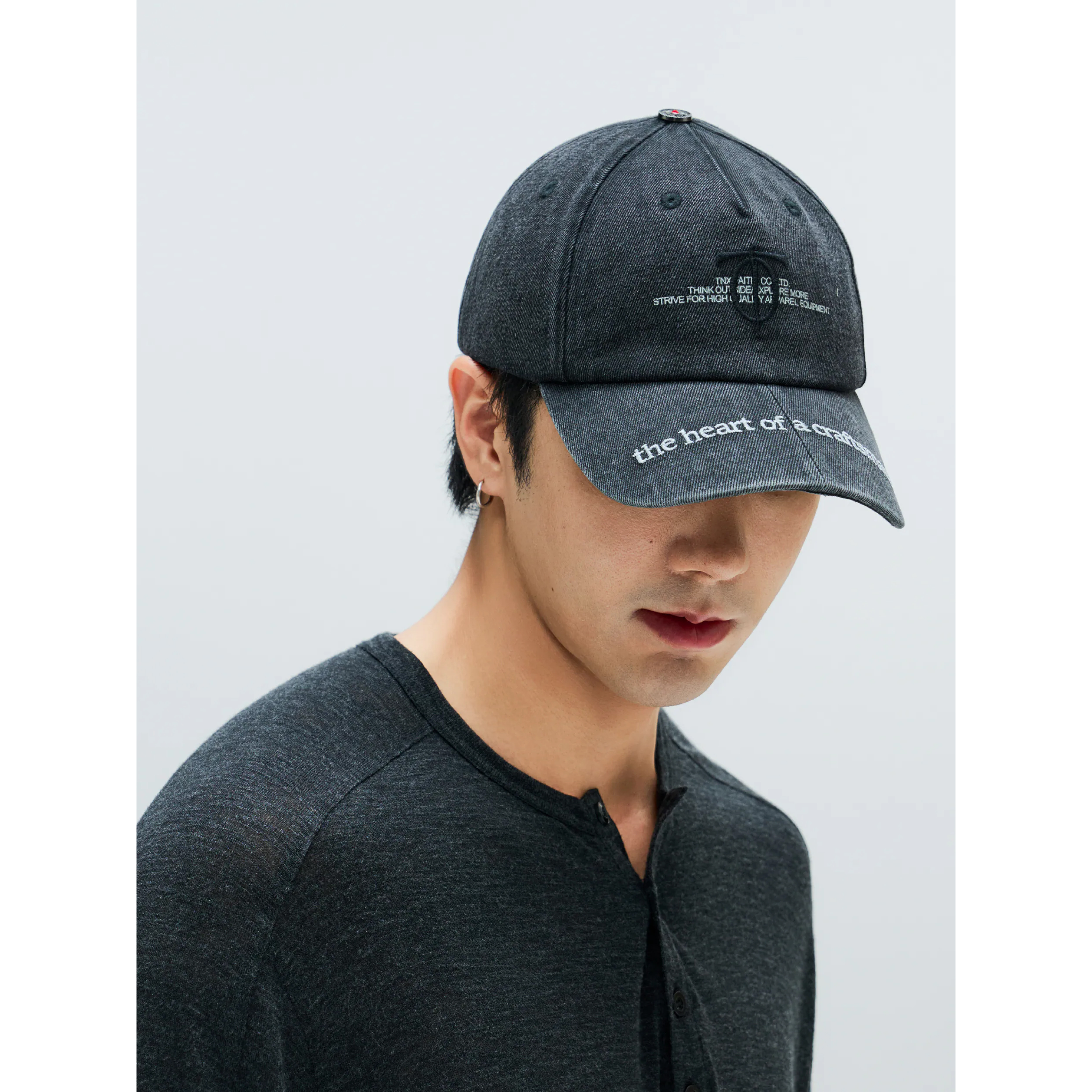 TANOXI Washed Distressed Cap 水洗破壞 刺繡棒球帽 [TNX-C036]