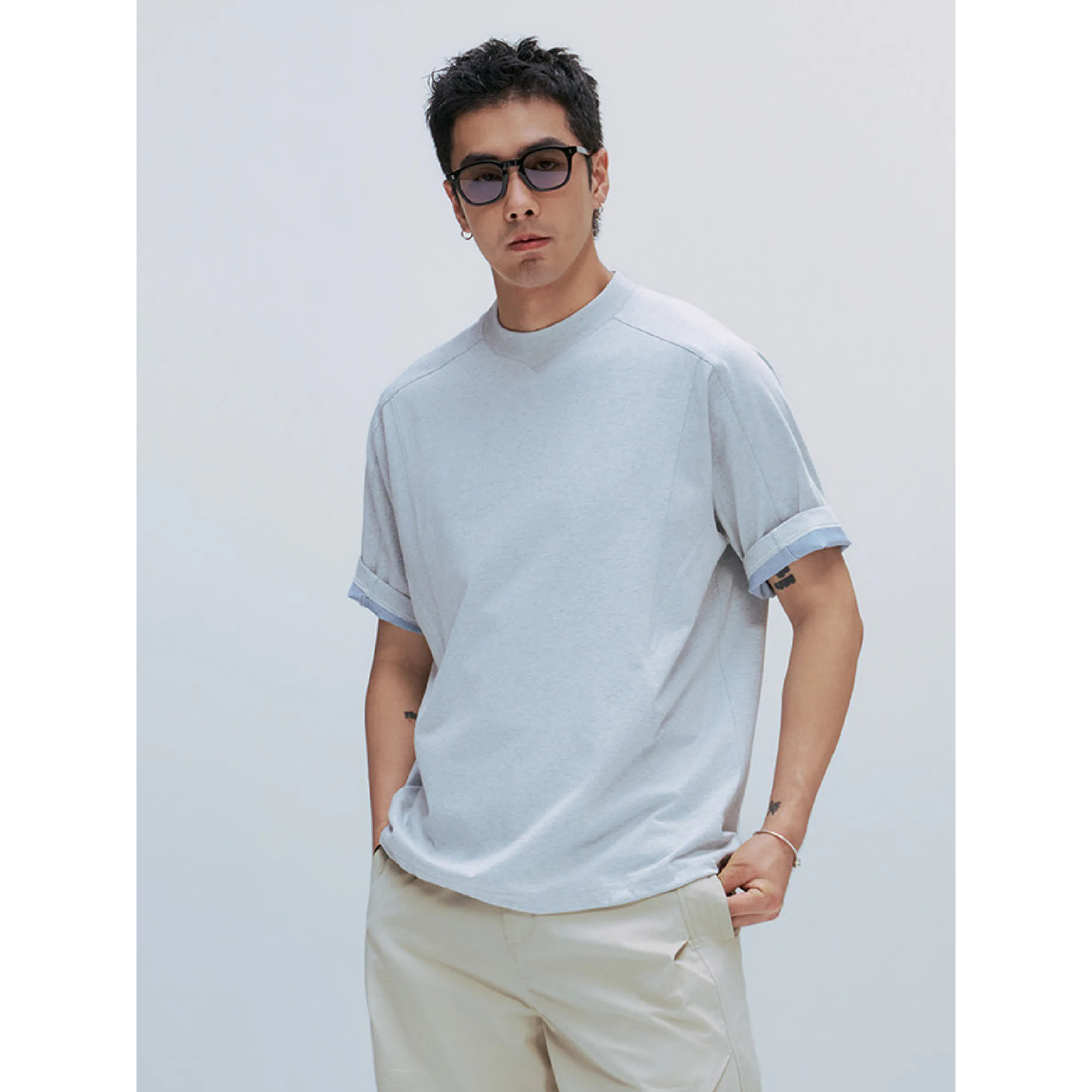 TANOXI Drawstring Tee 涼感 吸濕速乾 抽繩短Tee [TNX-T435]