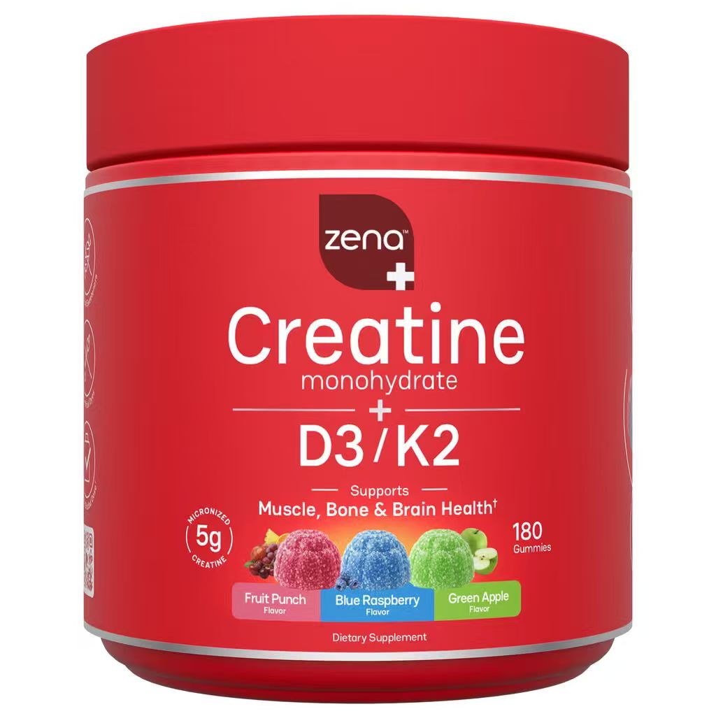 【預購】Zena H0822113 Creatine＋D3/K2 軟糖 (綜合口味套裝)