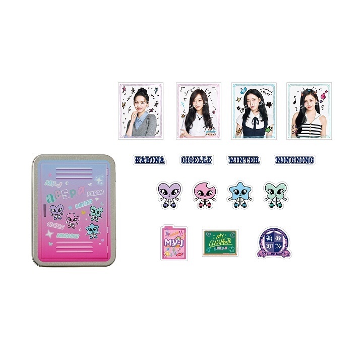 Aespa [ My CLASSMae TE] sticker tincase set
