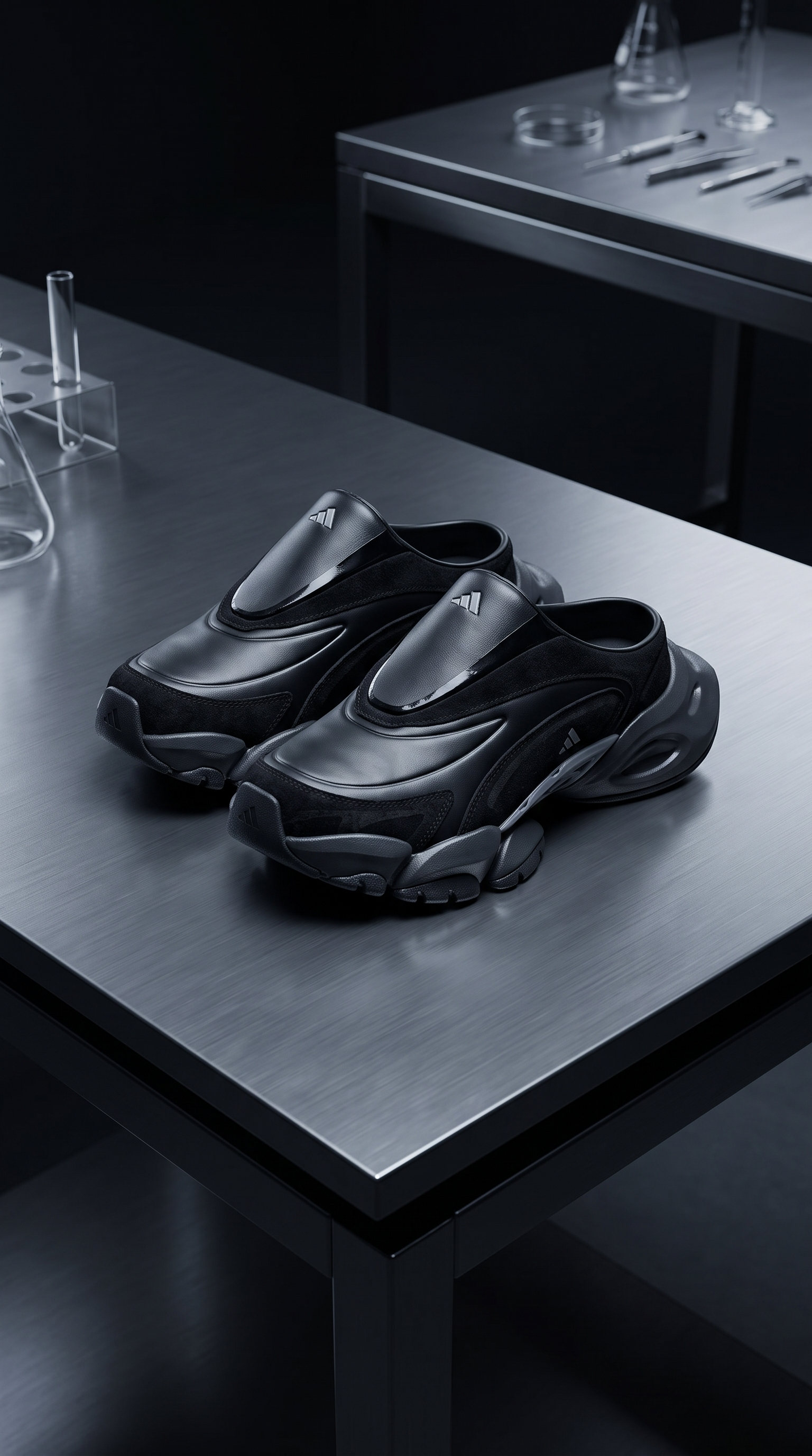 【Focus Store】預購 Adidas XLG Runner Mule FOS "Leather Black" 皮革黑 LC3789