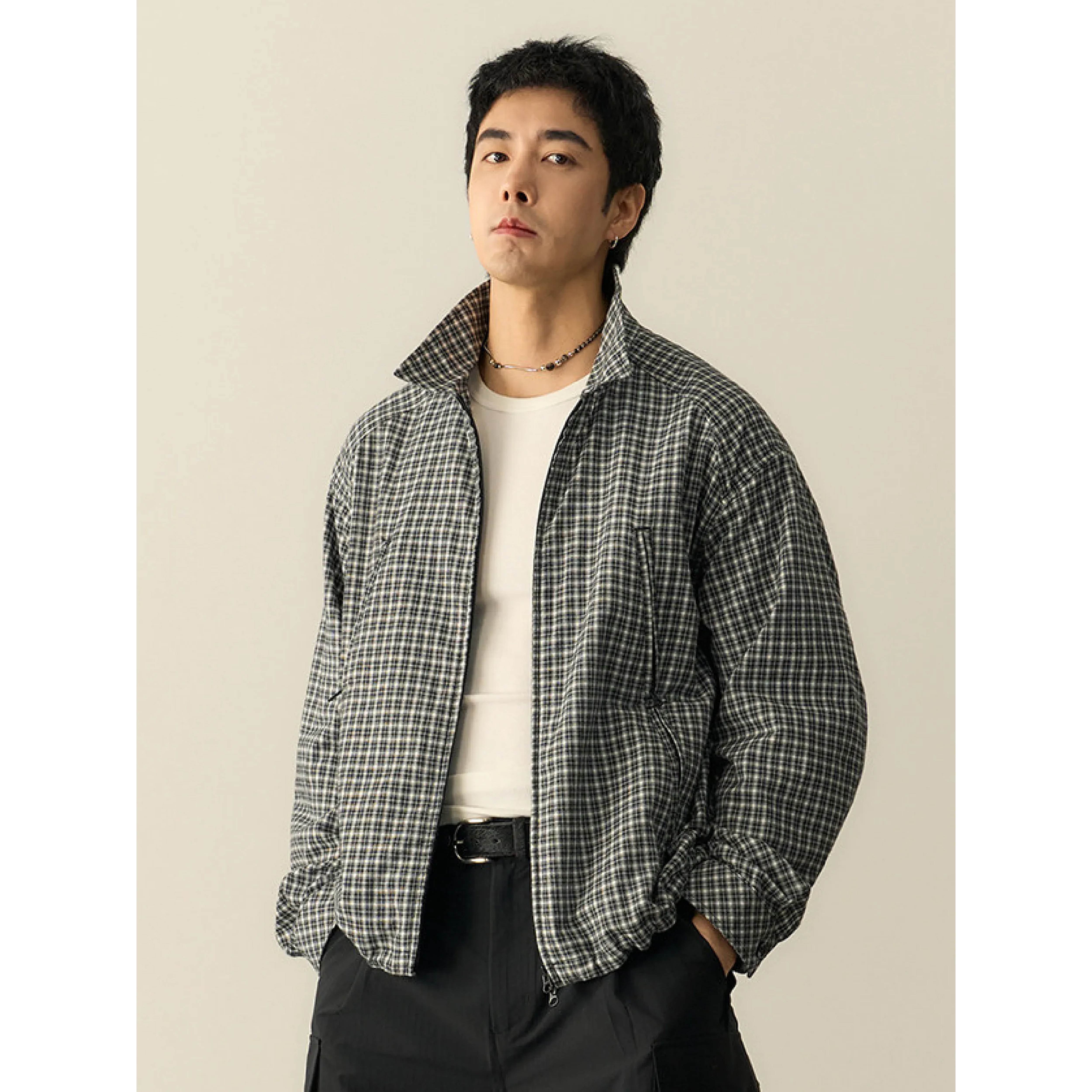 TANOXI Checkered Coach Jacket 格紋 機能教練外套 [TNX-S098]