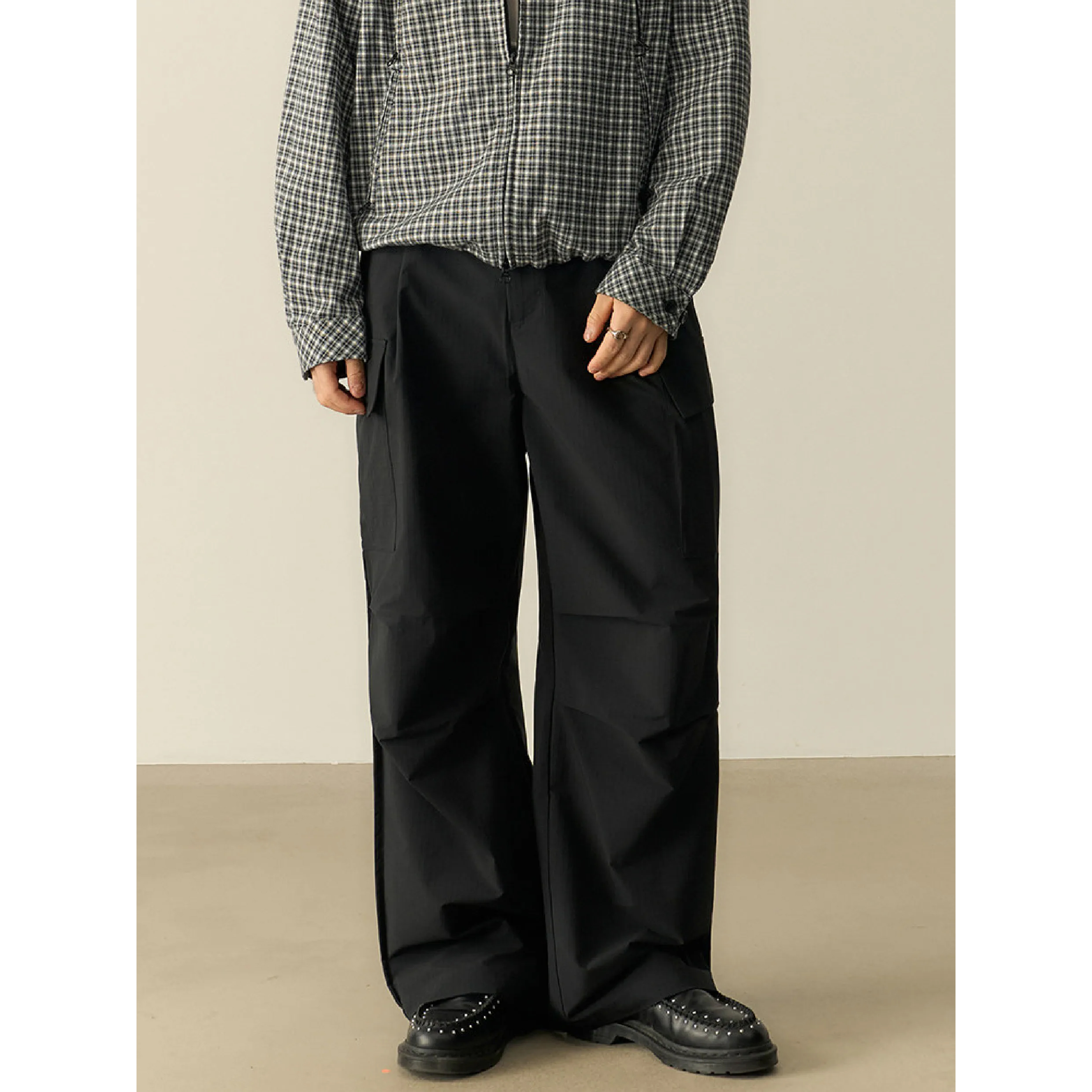 TANOXI Tailored Curved Pants 剪裁 彎刀長褲 [TNX-P397]