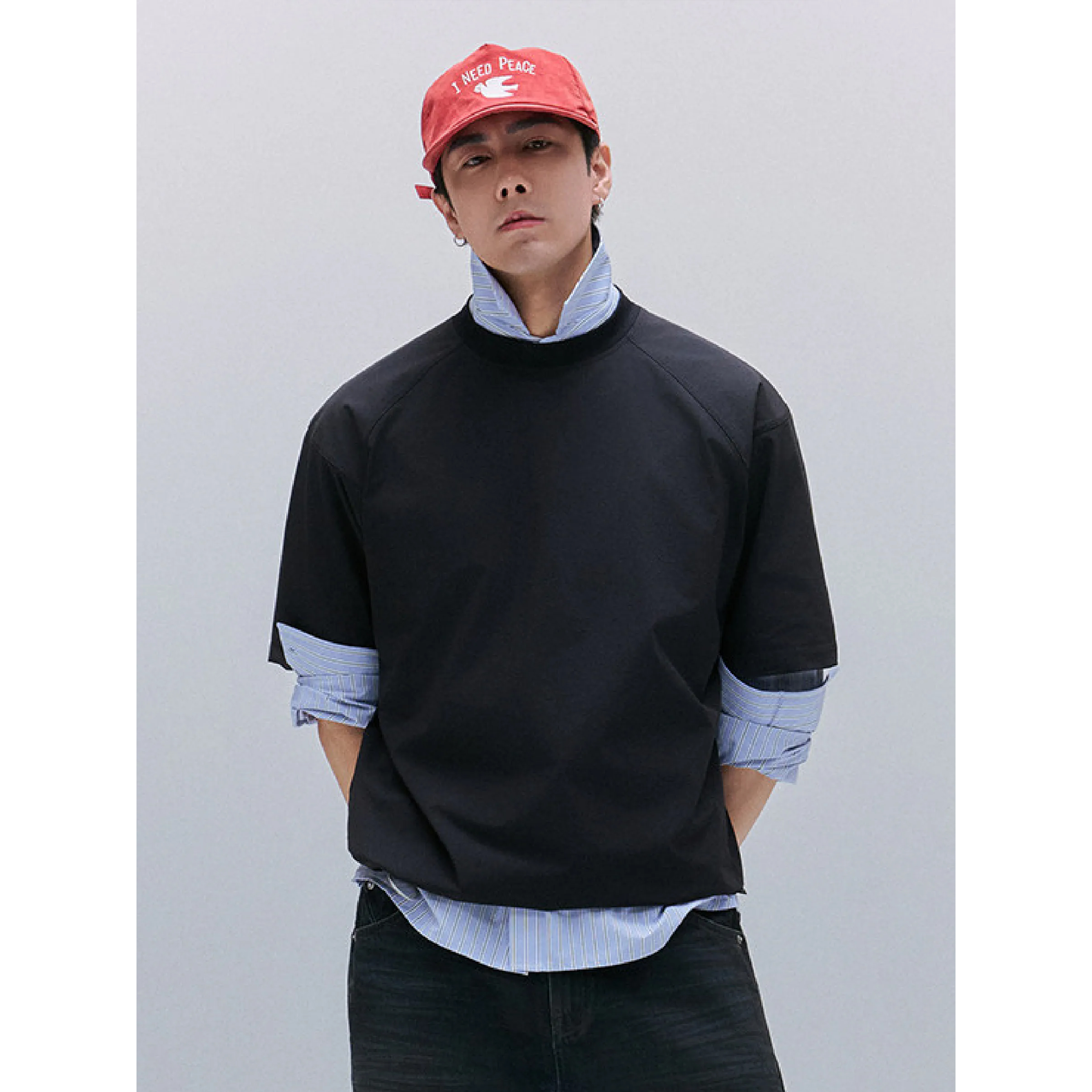 TANOXI Cordura® Functional Tee 萊卡透氣 機能短Tee [TNX-BLACK13]
