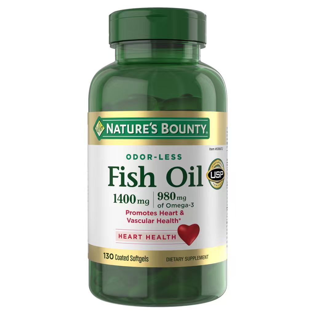【預購】Nature's Bounty H0822117 魚油軟膠囊 (1400mg/130粒裝)