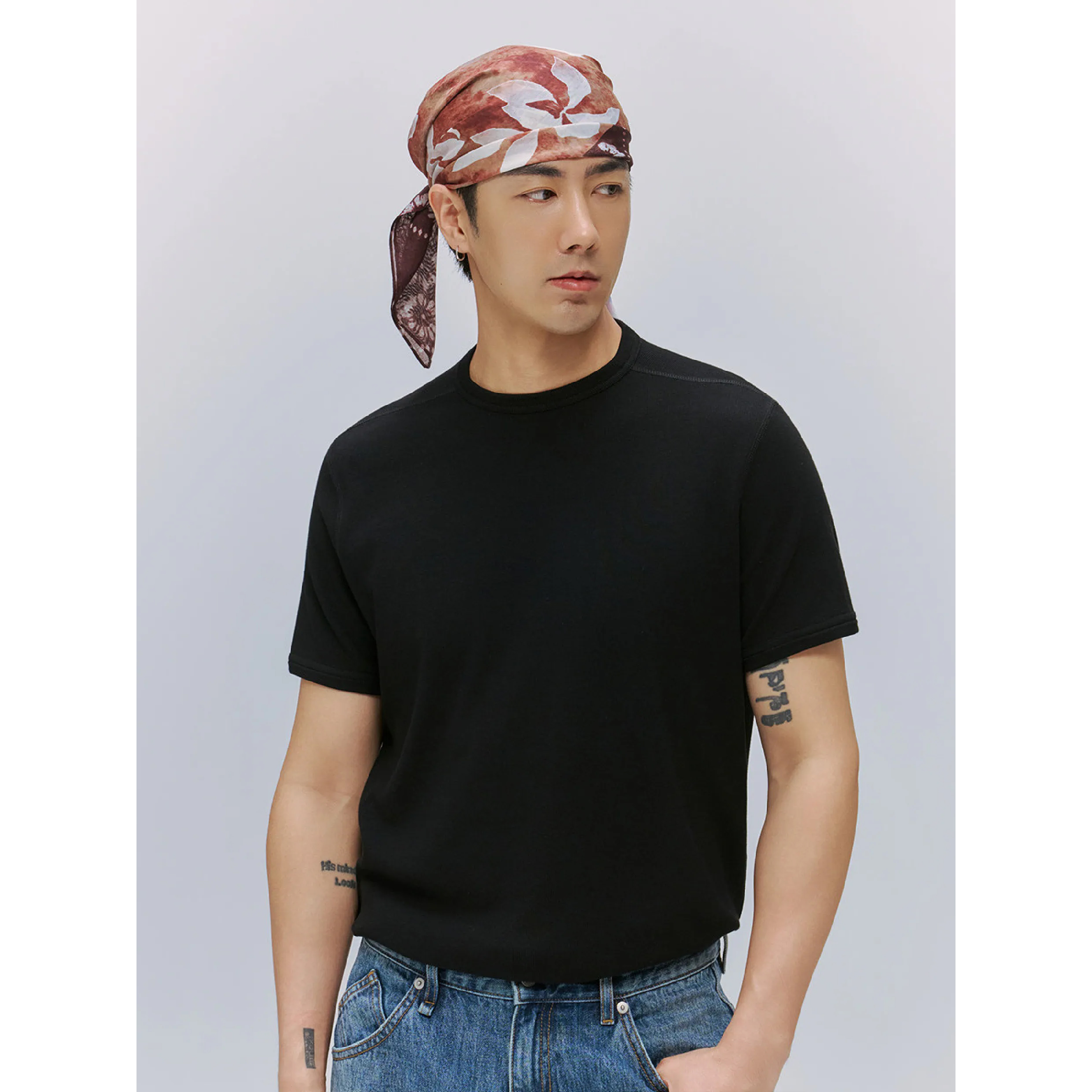 TANOXI Rib Boxy Tee 螺紋 合身 剪裁 短Tee [TNX-Boxy11]