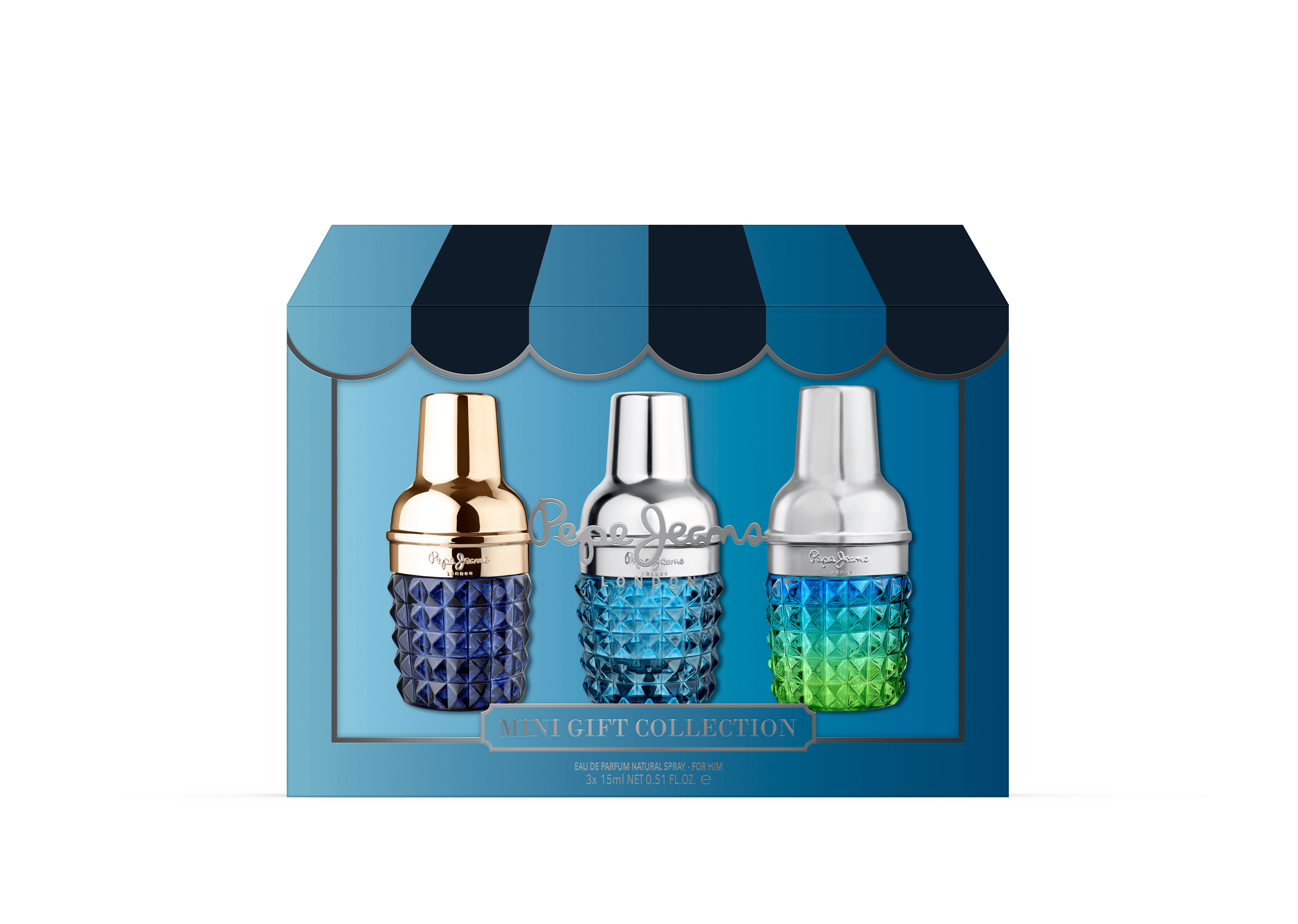 Pepe Jeans London 經典精緻男性淡香水禮盒3入組 (限量珍藏版)