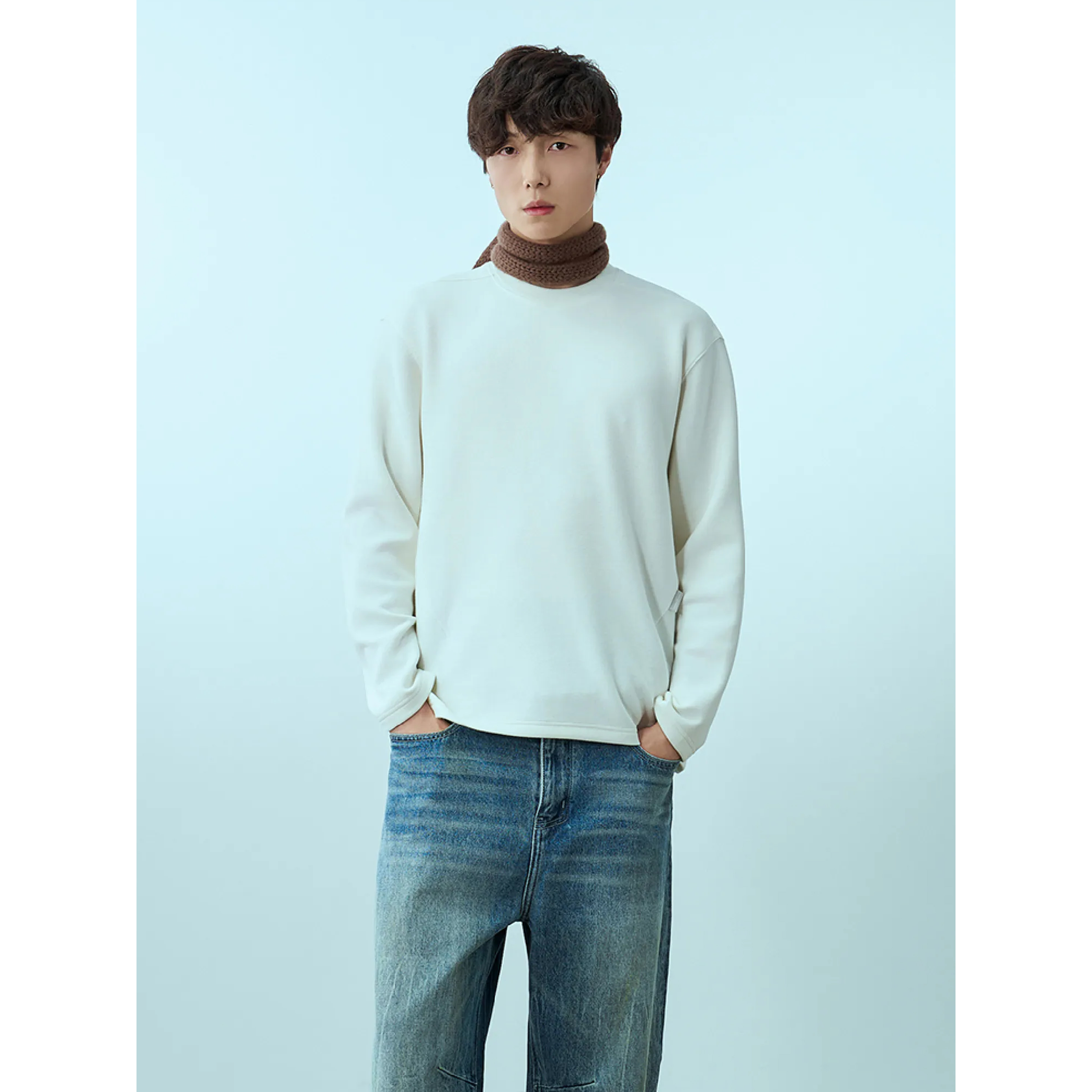 TANOXI Scuba Wool LS Tee 羊毛 空氣層 圓領內搭上衣 [TNX-JS45]