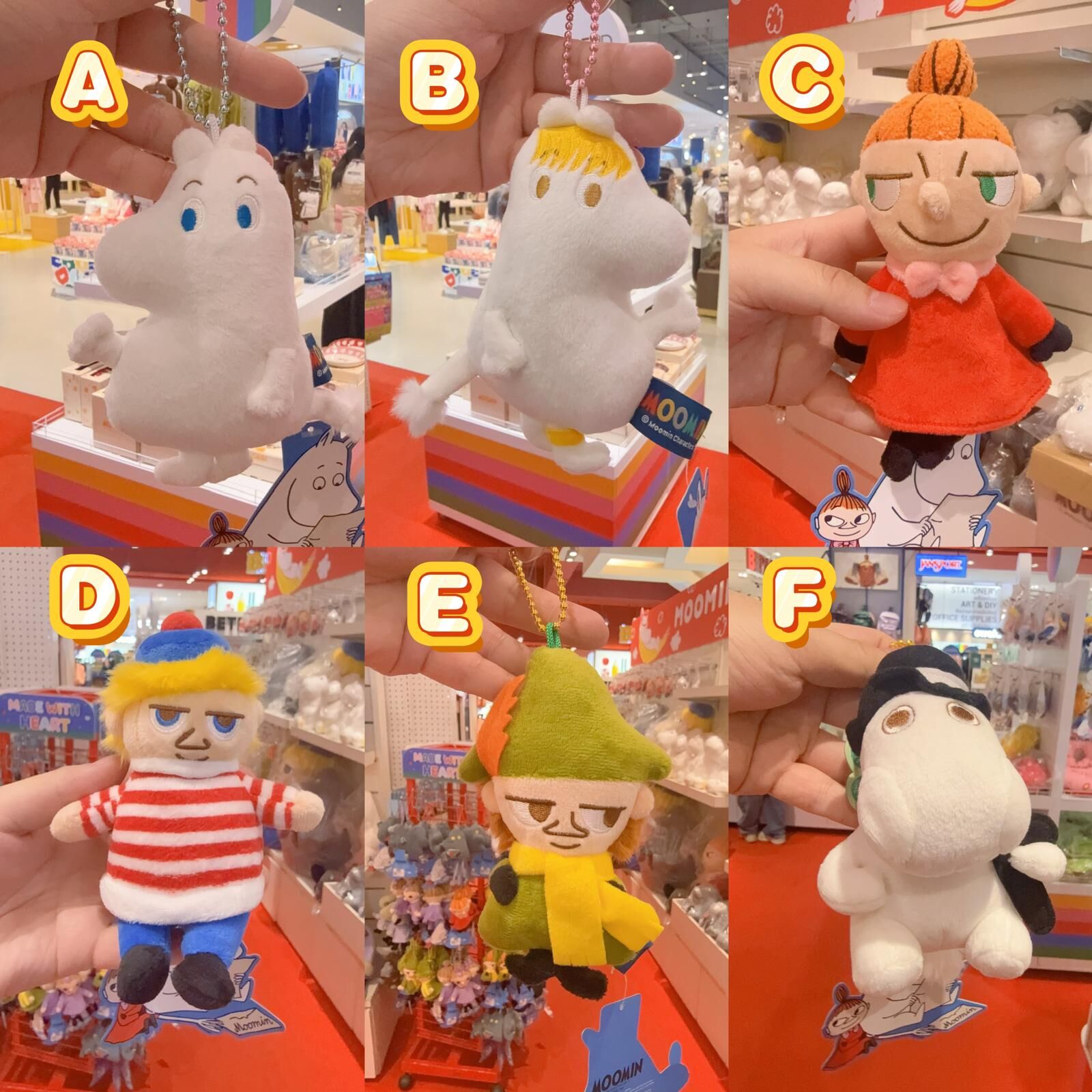 泰國人氣姆明Moomin掛飾