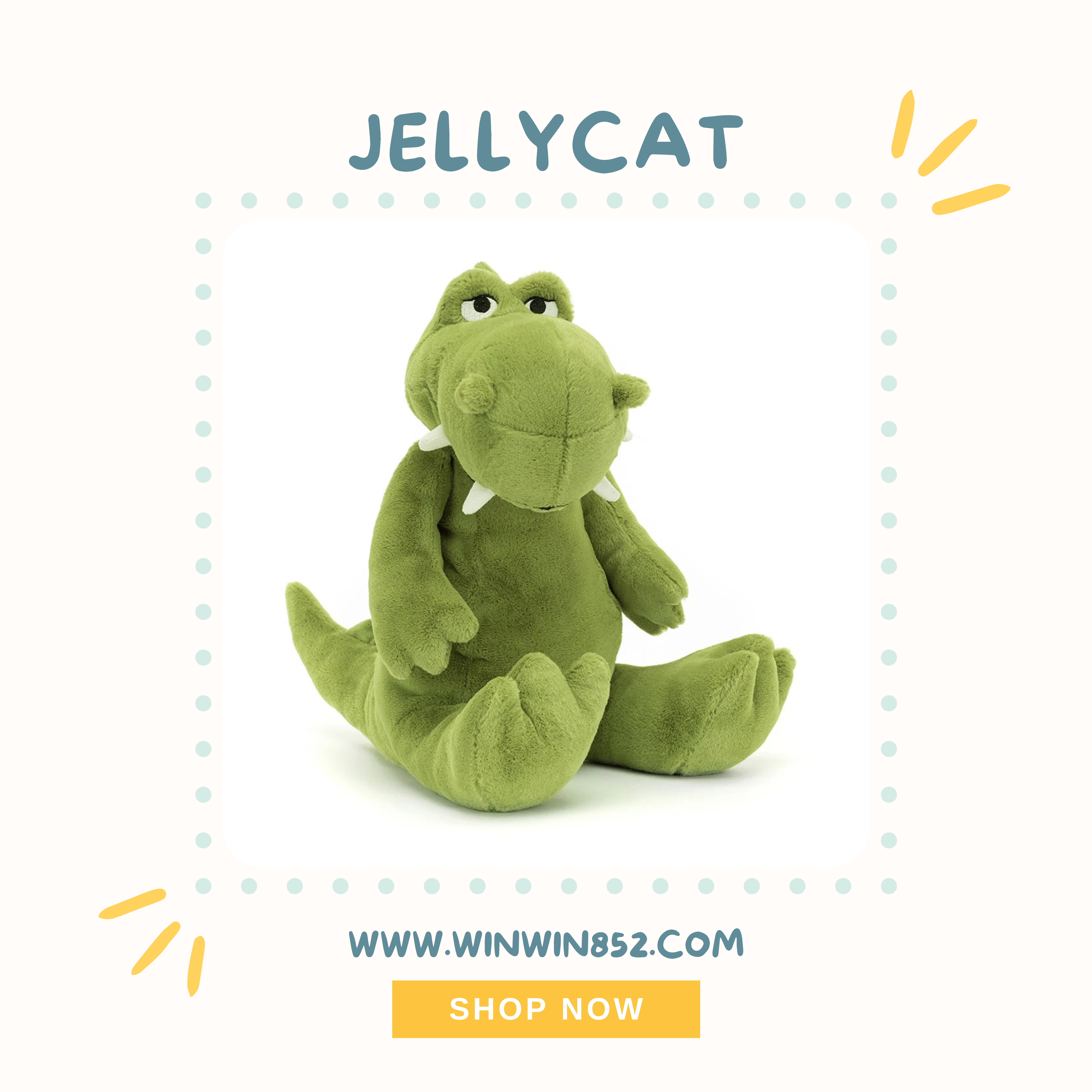 Jellycat Bryno Dino