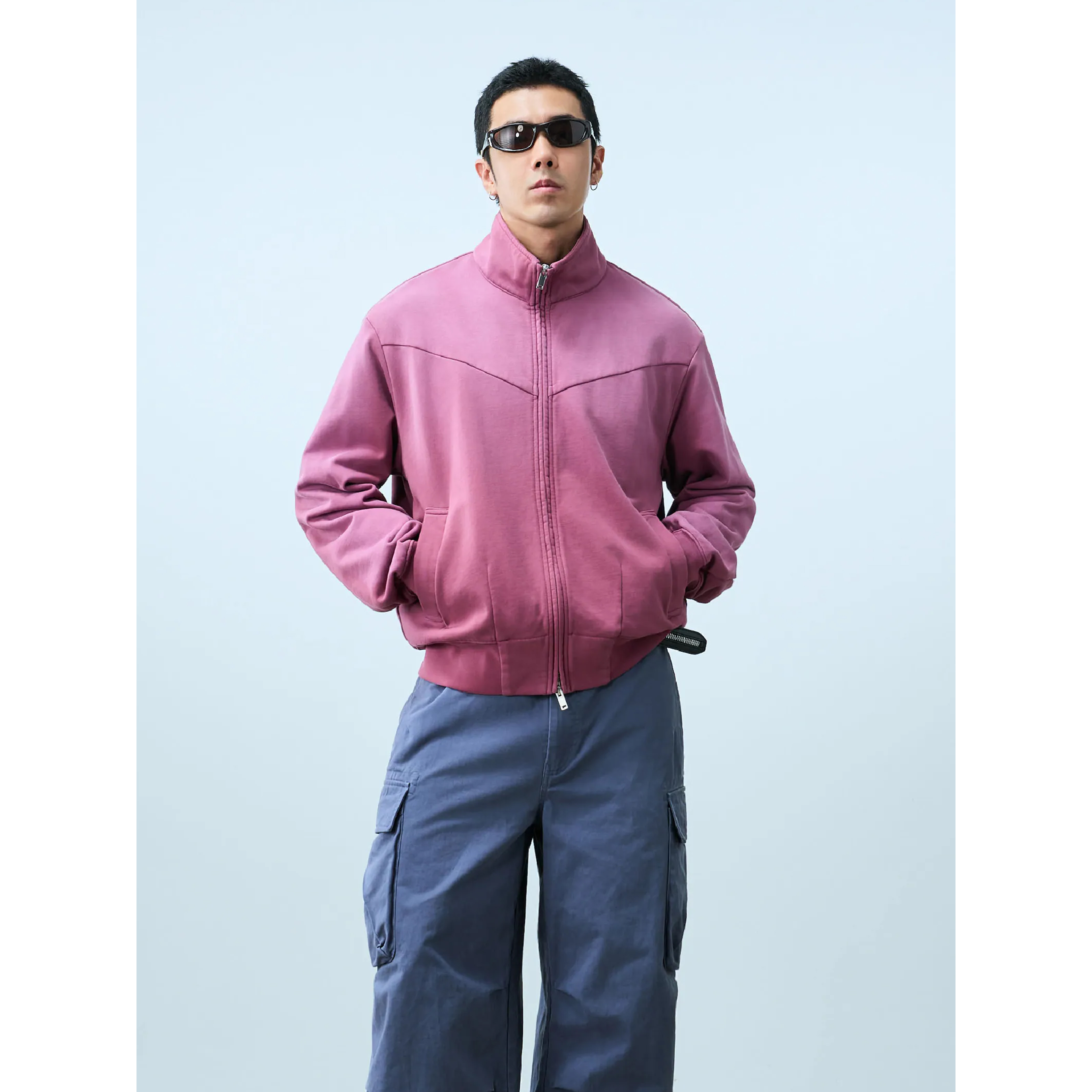TANOXI Washed Track Jacket 水洗棉 拉鍊外套 [TNX-H086]