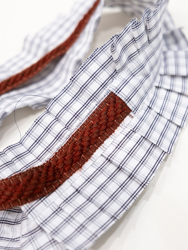 Karen Collar - Checked Shirting