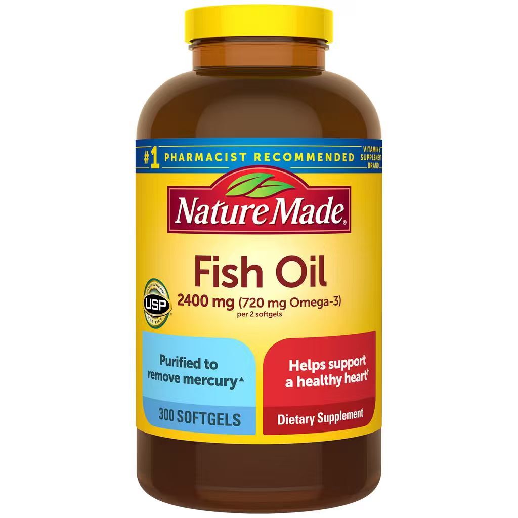 【預購】Nature Made H0822125 魚油軟膠囊 (2400mg/300粒裝)