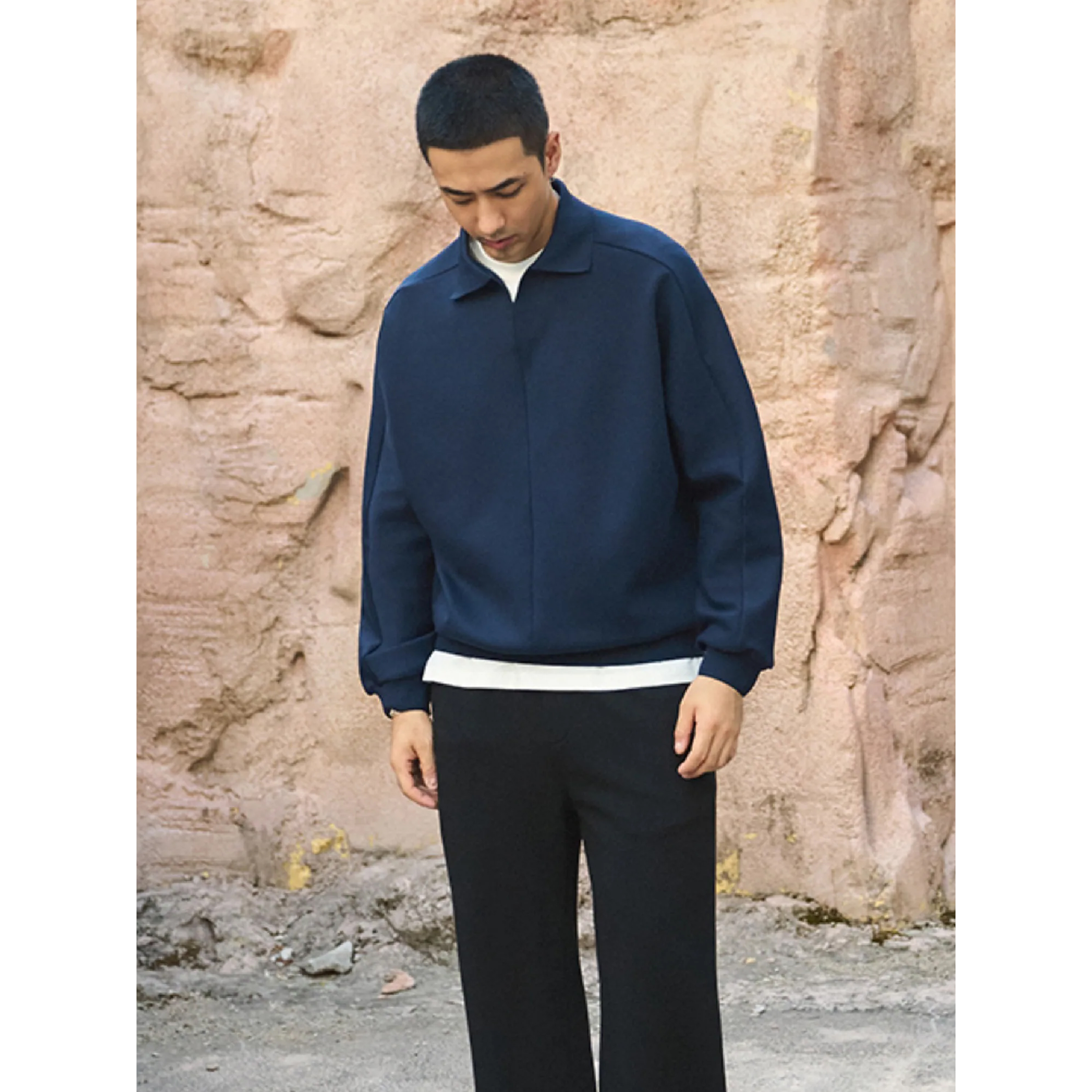 TANOXI Seagull Collar Shirts 天絲棉 海鷗領Polo衫 [TNX-T381]