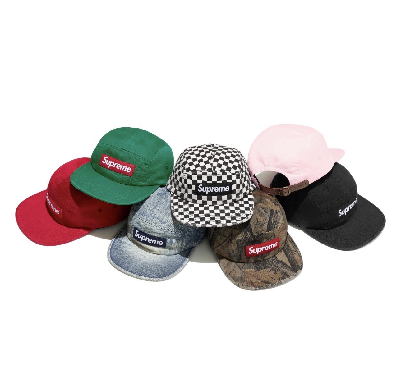 預購┃Supreme 26FW Washed Chino Twill Camp Cap  五分割帽 皮革調節帶