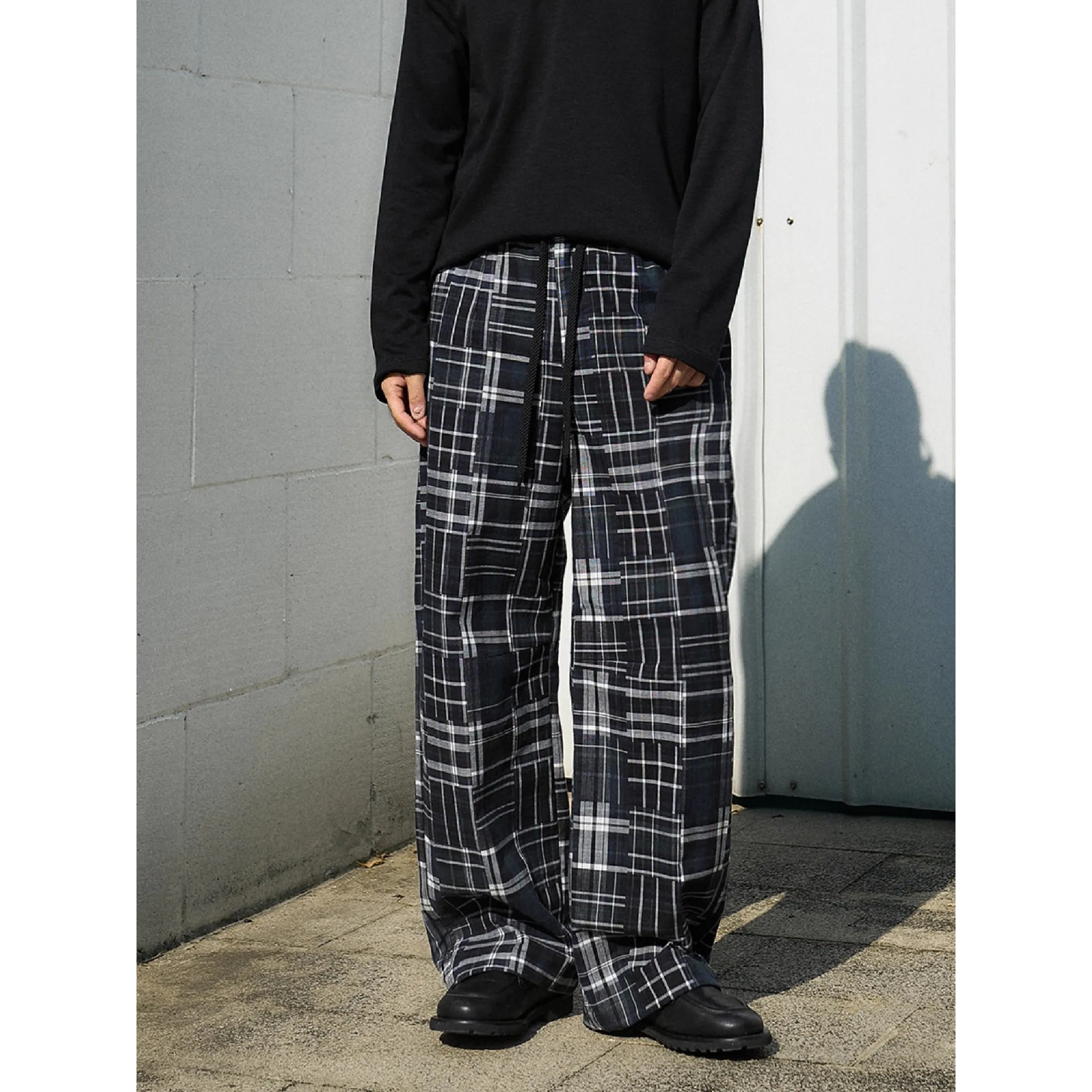TANOXI Patchwork Fabric Pants 日本百家布 寬直筒長褲 [TNX-P365]