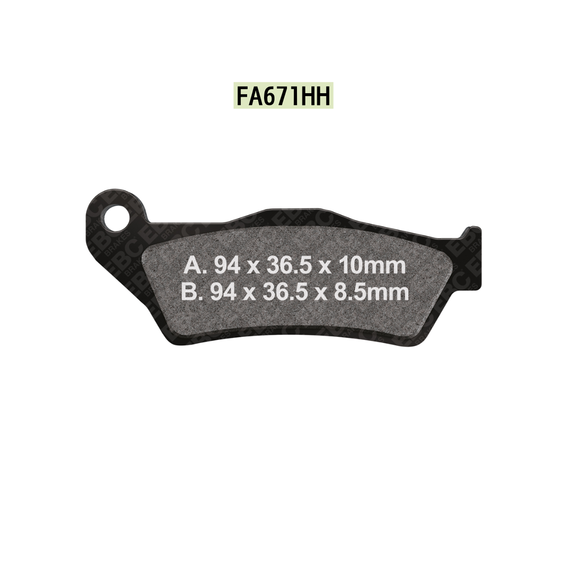 EBC FA671HH Sintered Brake Pads