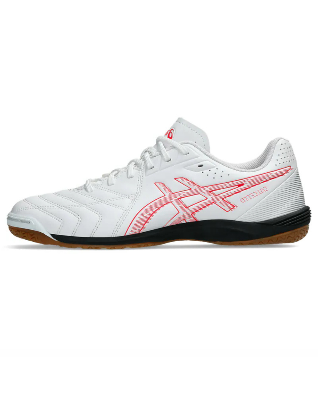 ASICS  CALCETTO WD 9 (2E) 室內/街場足球鞋 白粉紅色 (闊腳版)