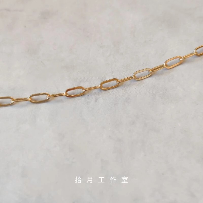 14K鍊條半成品(50cm起)｜項鍊材料 DIY金屬材料
