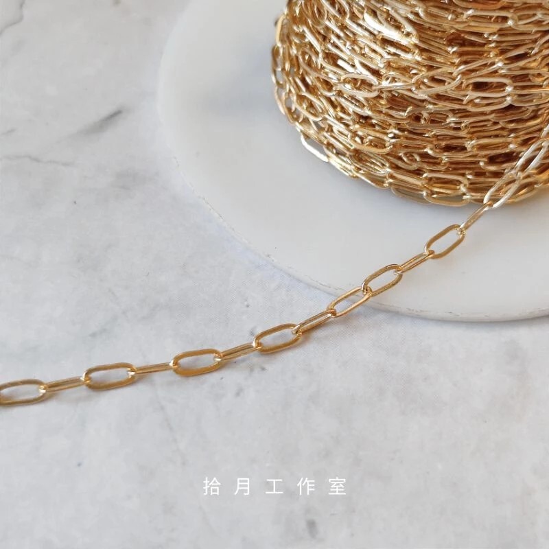 14K鍊條半成品(50cm起)｜項鍊材料 DIY金屬材料