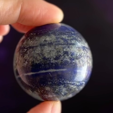 [原石] 青金石 水晶球