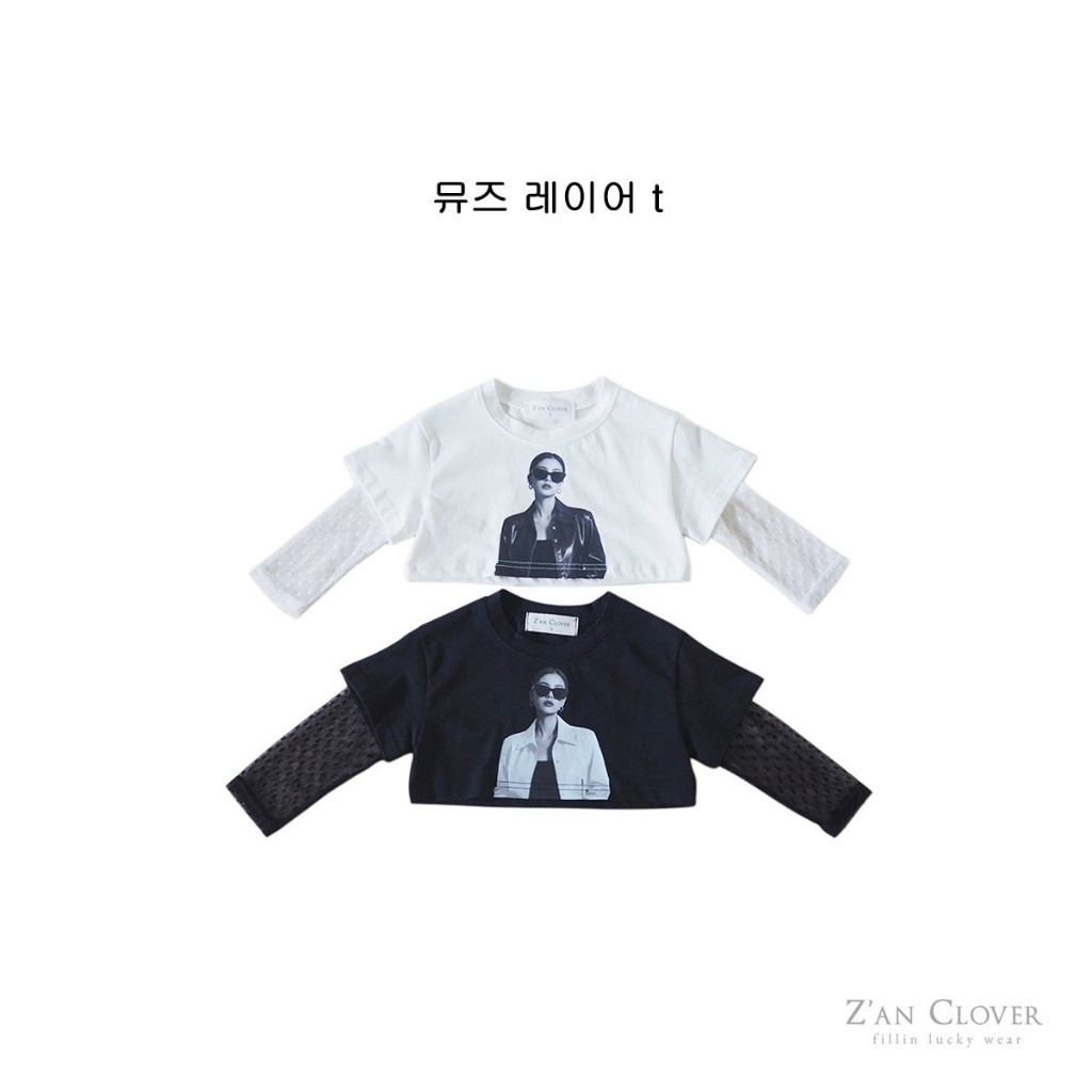 正韓秋zanclover 兩色個性女孩短版上衣