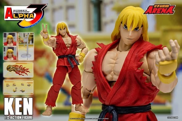 Storm ARENA 1/12 Ken - STREET FIGHTER ALPHA 3 (現貨)