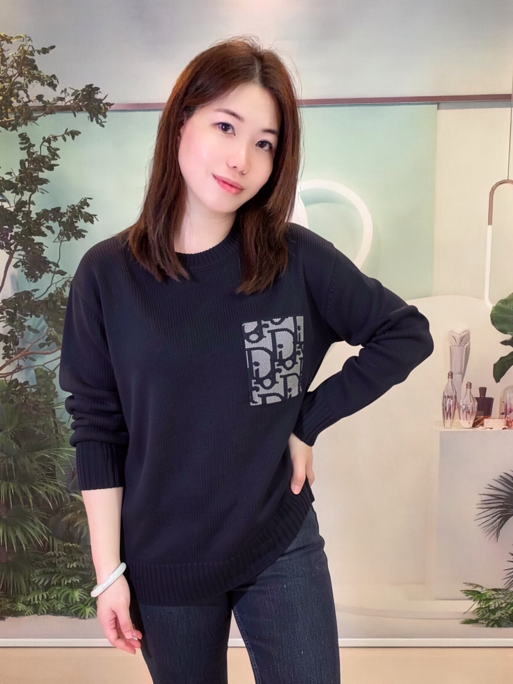 Dior kids 長袖針織上衣