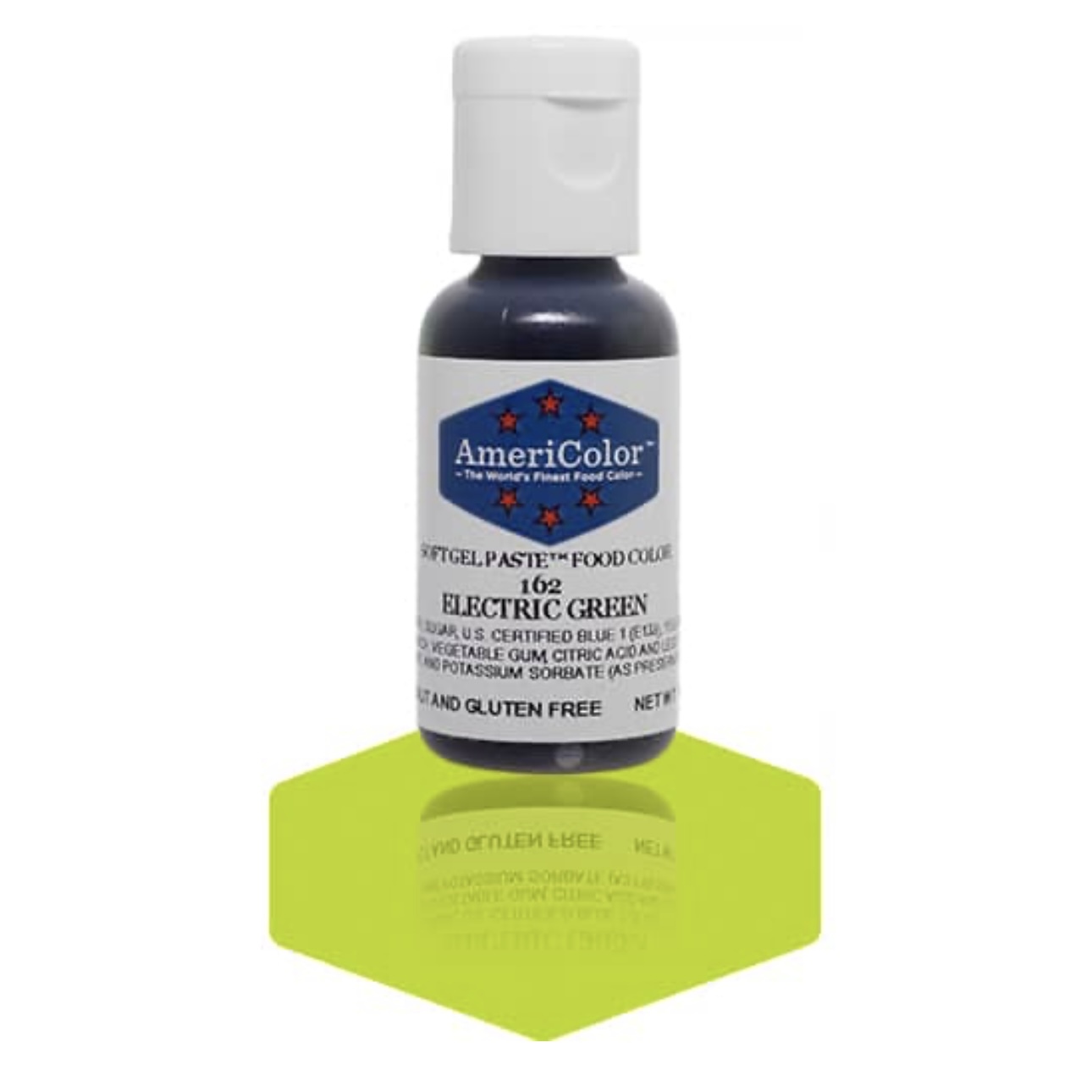 AmeriColor Soft Gel Paste Food Colour Electric Green 21g