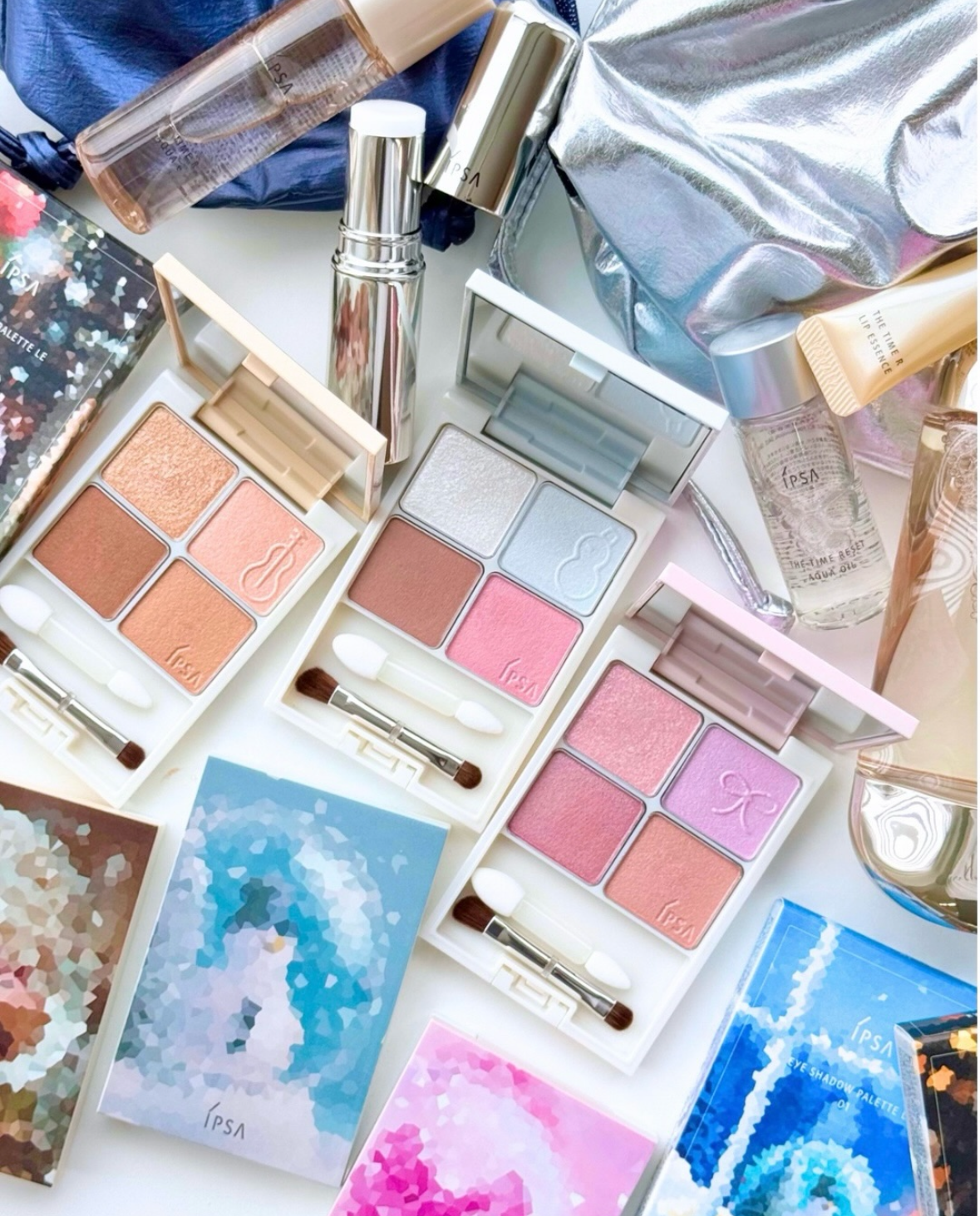 [限定] IPSA Eyeshadow Palette LE & Christmas Set 2026 四色眼影盤 & 聖誕護膚組合
